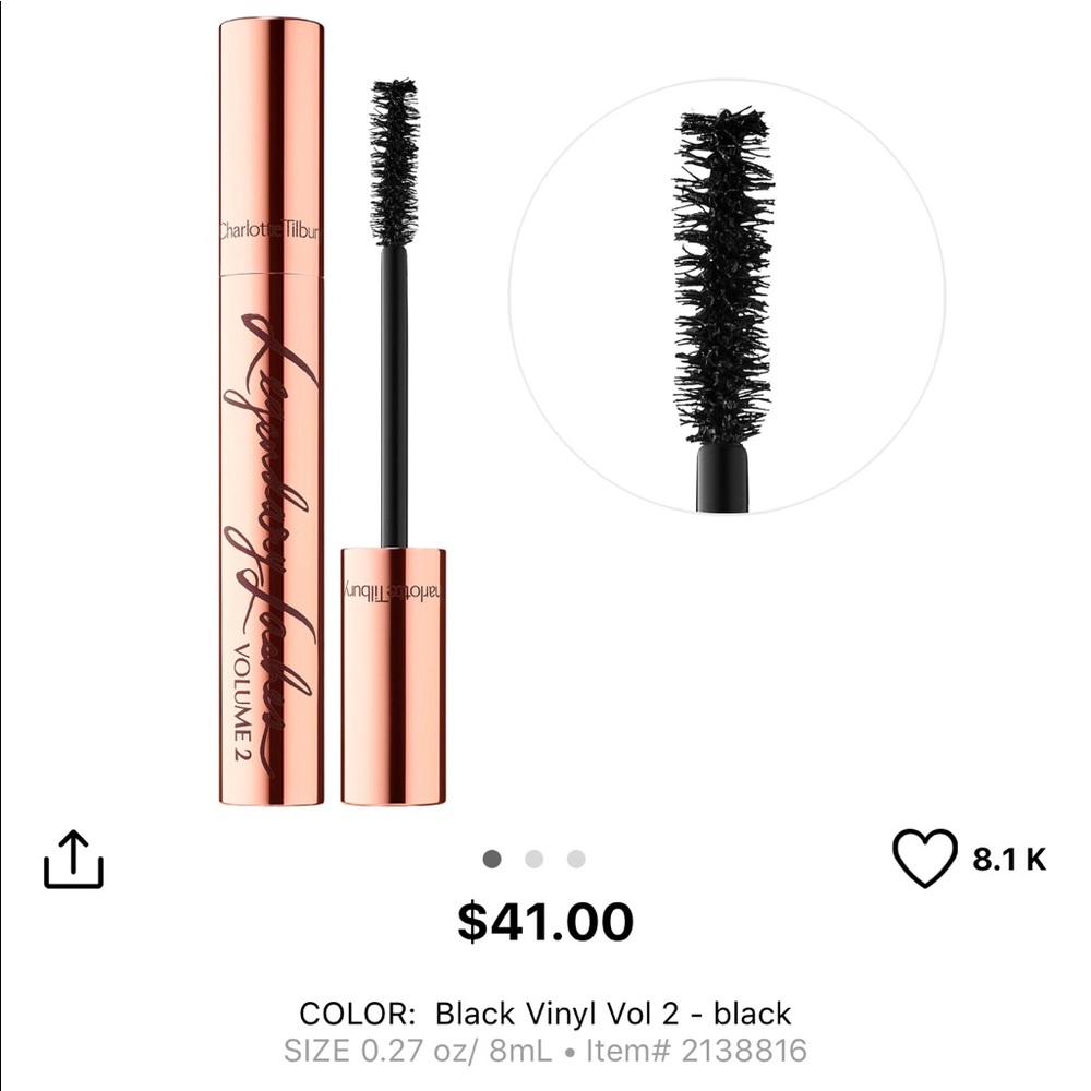 BNIB mascara from Charlotte Tilbury.